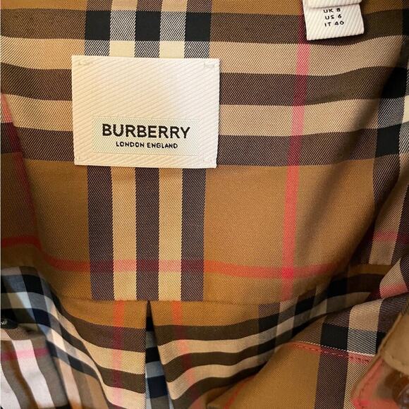 Burberry women’s shirt dress US4 - Picture 8 of 10